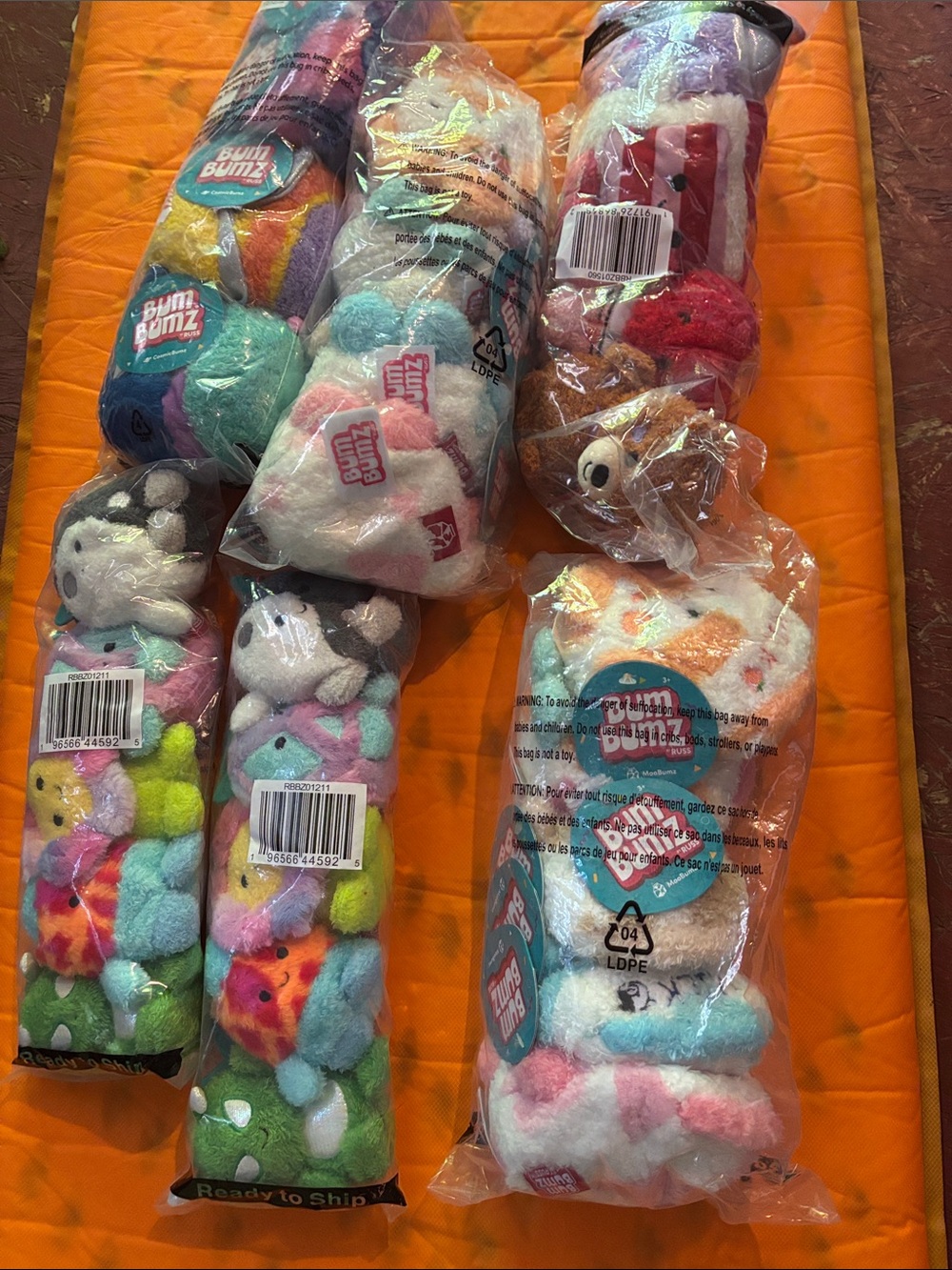 29 Bum Bumz - Stuffed Toy Lot- new